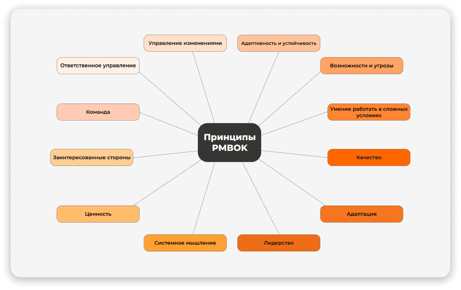 Принципы PMBok