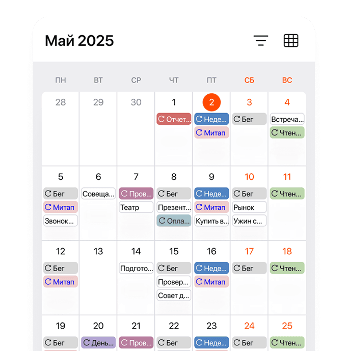 Повторы задач