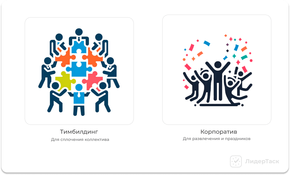 Тимбилдинг vs Корпоратив